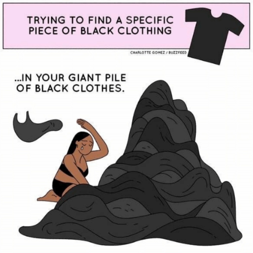 ¿Who loves black as much as me?